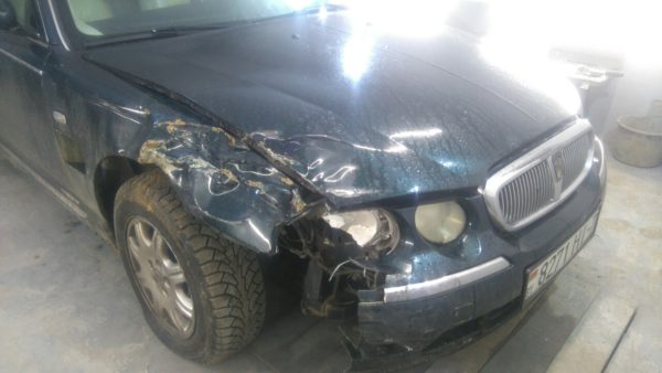 Пример ремонта и покраски: Rover 75